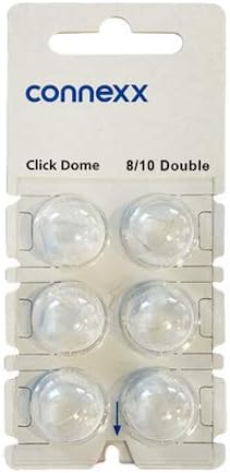 Connexx Accessories Siemens / Rexton Click Domes (6 domes) NEW Blister Pack (8/10mm Double) Connexx Accessories Siemens / Rexton Click Domes (6 domes) NEW Blister Pack (8/10mm Double)