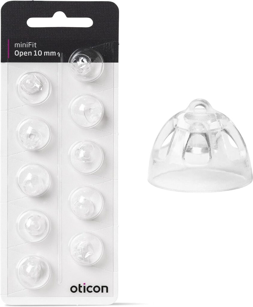 New - Oticon Open miniFit Domes 10mm 10.0 Count
